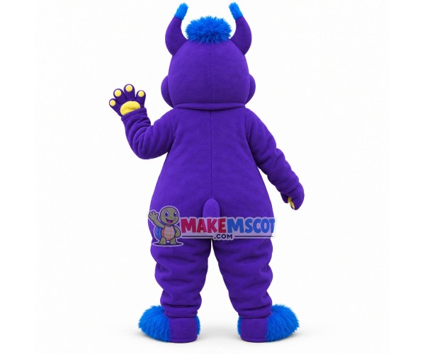 Lovely Purple Monster Mascot Costume Lovely Purple Monster Mascot Costume