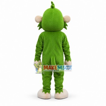 Cunning Sinister Green Monkey Mascot Cartoon Costume 