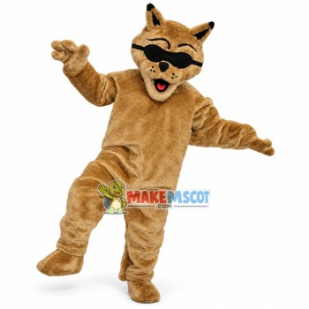 Cool Bobcat Mascot Costume Cool Bobcat Mascot Costume