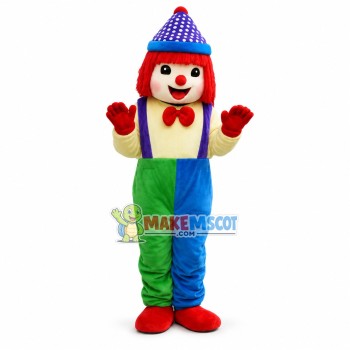 Happy Gymbo The Clown Mascot Adult Costume Happy Gymbo The Clown Mascot Adult Costume