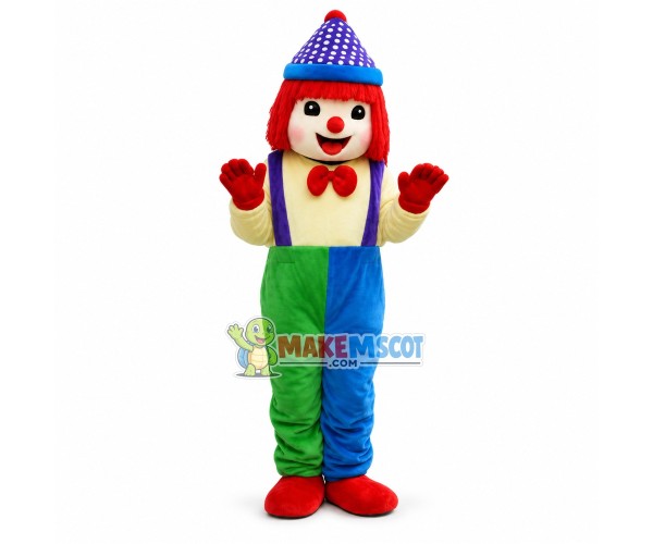 Happy Gymbo The Clown Mascot Adult Costume Happy Gymbo The Clown Mascot Adult Costume