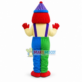 Happy Gymbo The Clown Mascot Adult Costume Happy Gymbo The Clown Mascot Adult Costume