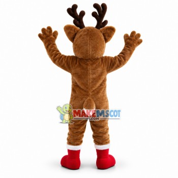 Rudolph the Red Nosed Reindeer Mascot Costume For Christmas Rudolph the Red Nosed Reindeer Mascot Costume For Christmas