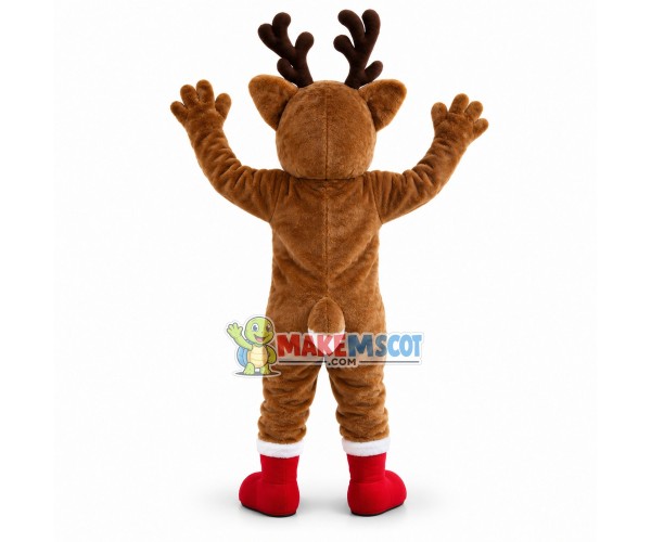 Rudolph the Red Nosed Reindeer Mascot Costume For Christmas Rudolph the Red Nosed Reindeer Mascot Costume For Christmas