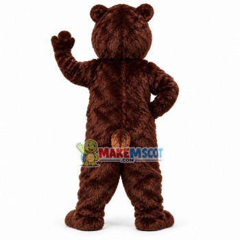 Long Fur Beaver Mascot Costume 