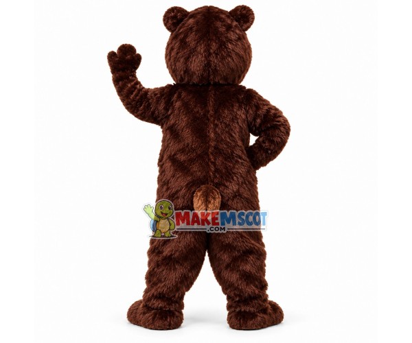 Long Fur Beaver Mascot Costume Long Fur Beaver Mascot Costume