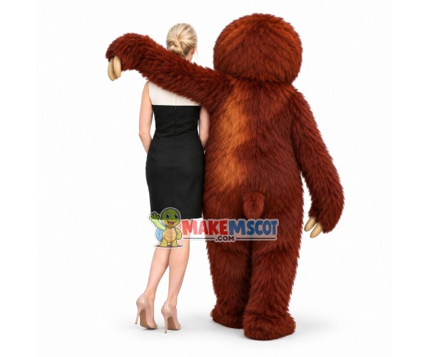 Brown-Throated Three-Toed Sloth Mascot Costume Brown-Throated Three-Toed Sloth Mascot Costume