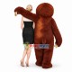 Brown-Throated Three-Toed Sloth Mascot Costume Brown-Throated Three-Toed Sloth Mascot Costume