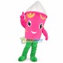 Huge Cartoon Creamy Ice Cream In Pink Ice Cream Cup Lightweight Mascot Costume	
