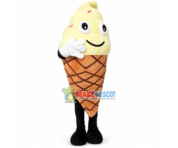 Huge Cartoon Creamy Ice Cream Cone Lightweight Mascot Costume	