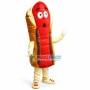 Curious Hot Dog Man Mascot Costume	