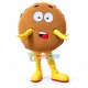 Surprised Cartoon Pancake Lightweight Mascot Costume Surprised Cartoon Pancake Lightweight Mascot Costume
