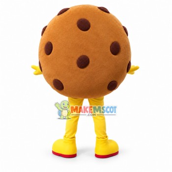 Surprised Cartoon Pancake Lightweight Mascot Costume Surprised Cartoon Pancake Lightweight Mascot Costume