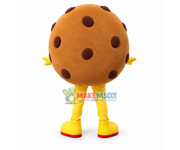 Surprised Cartoon Pancake Lightweight Mascot Costume Surprised Cartoon Pancake Lightweight Mascot Costume