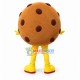 Surprised Cartoon Pancake Lightweight Mascot Costume Surprised Cartoon Pancake Lightweight Mascot Costume