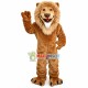 Happy Adult Lion Mascot Costume 