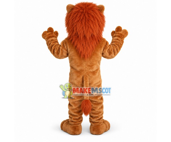 Blue Eyed Lion Mascot Costume 