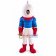 Super Condom Mascot Costume Super Condom Mascot Costume
