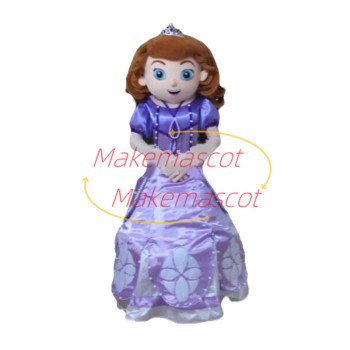 Beautiful Princess Sofia Mascot Costume 