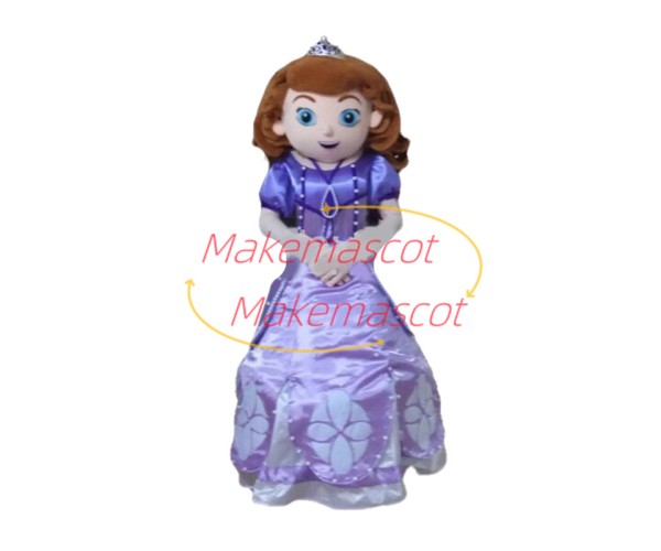 Beautiful Princess Sofia Mascot Costume Beautiful Princess Sofia Mascot Costume