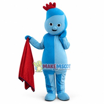 Lively Iggle Piggle With Red Blanket Mascot Costume	