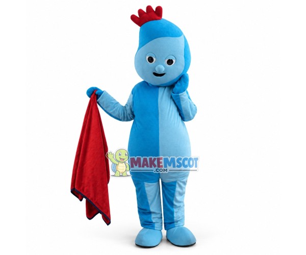 Lively Iggle Piggle With Red Blanket Mascot Costume Lively Iggle Piggle With Red Blanket Mascot Costume