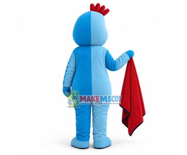 Lively Iggle Piggle With Red Blanket Mascot Costume Lively Iggle Piggle With Red Blanket Mascot Costume