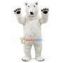 Almost Real Polar Bear Mascot Adult Plush Costume 