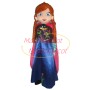 Optimistic Princess Anna Frozen Mascot Costume 