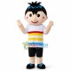 Energetic Boy Mascot Costume Energetic Boy Mascot Costume