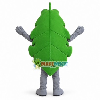 Deluxe Cartoon Green Leaf Mascot Costume Deluxe Cartoon Green Leaf Mascot Costume