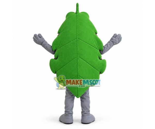 Deluxe Cartoon Green Leaf Mascot Costume Deluxe Cartoon Green Leaf Mascot Costume