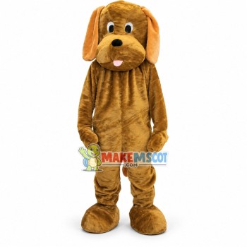 Lovely Golden Dog Mascot Costume	