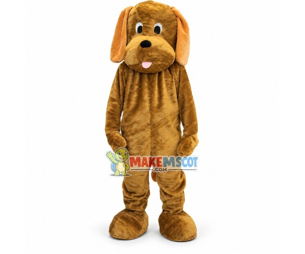 Lovely Golden Dog Mascot Costume	