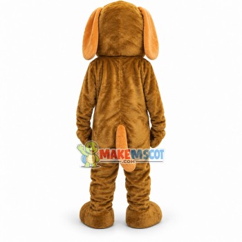 Lovely Golden Dog Mascot Costume Lovely Golden Dog Mascot Costume