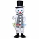 Gentleman Snowman Mascot Costume Gentleman Snowman Mascot Costume