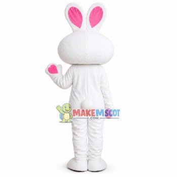 Cartoon Big Face Rabbit Mascot Costume Cartoon Big Face Rabbit Mascot Costume
