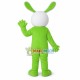 Fancy Green Bunny Mascot Costume Fancy Green Bunny Mascot Costume