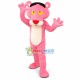 Sneaky Pink Panther Mascot Costume Cartoon Character