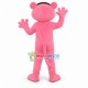 Sneaky Pink Panther Mascot Costume Cartoon Character