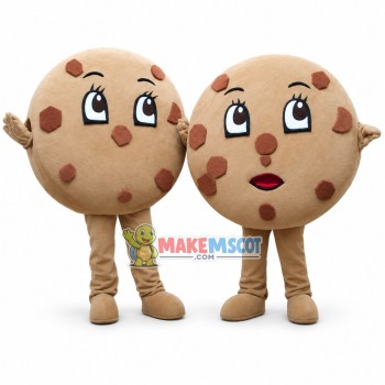 Huge Cartoon Chocolate Chip Cookie Mascot Costume Huge Cartoon Chocolate Chip Cookie Mascot Costume