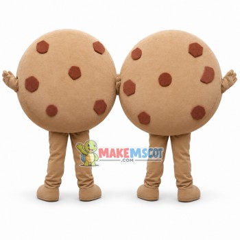 Huge Cartoon Chocolate Chip Cookie Mascot Costume Huge Cartoon Chocolate Chip Cookie Mascot Costume