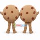 Huge Cartoon Chocolate Chip Cookie Mascot Costume Huge Cartoon Chocolate Chip Cookie Mascot Costume
