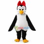 Penguin With Big Red Bow Hairpin Mascot Costume 
