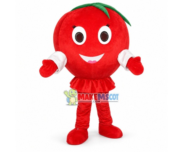 Lightweight Cartoon Red Tomato Mascot Adult Costume Lightweight Cartoon Red Tomato Mascot Adult Costume