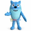 Toodee the Blue Cat Dragon Mascot Adult Costume 