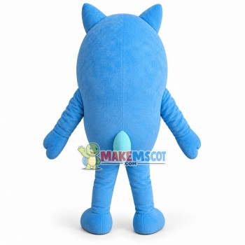 Toodee the Blue Cat Dragon Mascot Adult Costume Toodee the Blue Cat Dragon Mascot Adult Costume