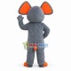 Adult Grey Elephant Mascot Costume 