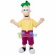 Courageous Ferb Fletcher Mascot Costume Courageous Ferb Fletcher Mascot Costume