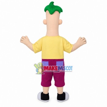 Courageous Ferb Fletcher Mascot Costume	